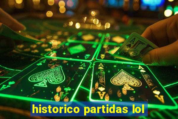 historico partidas lol